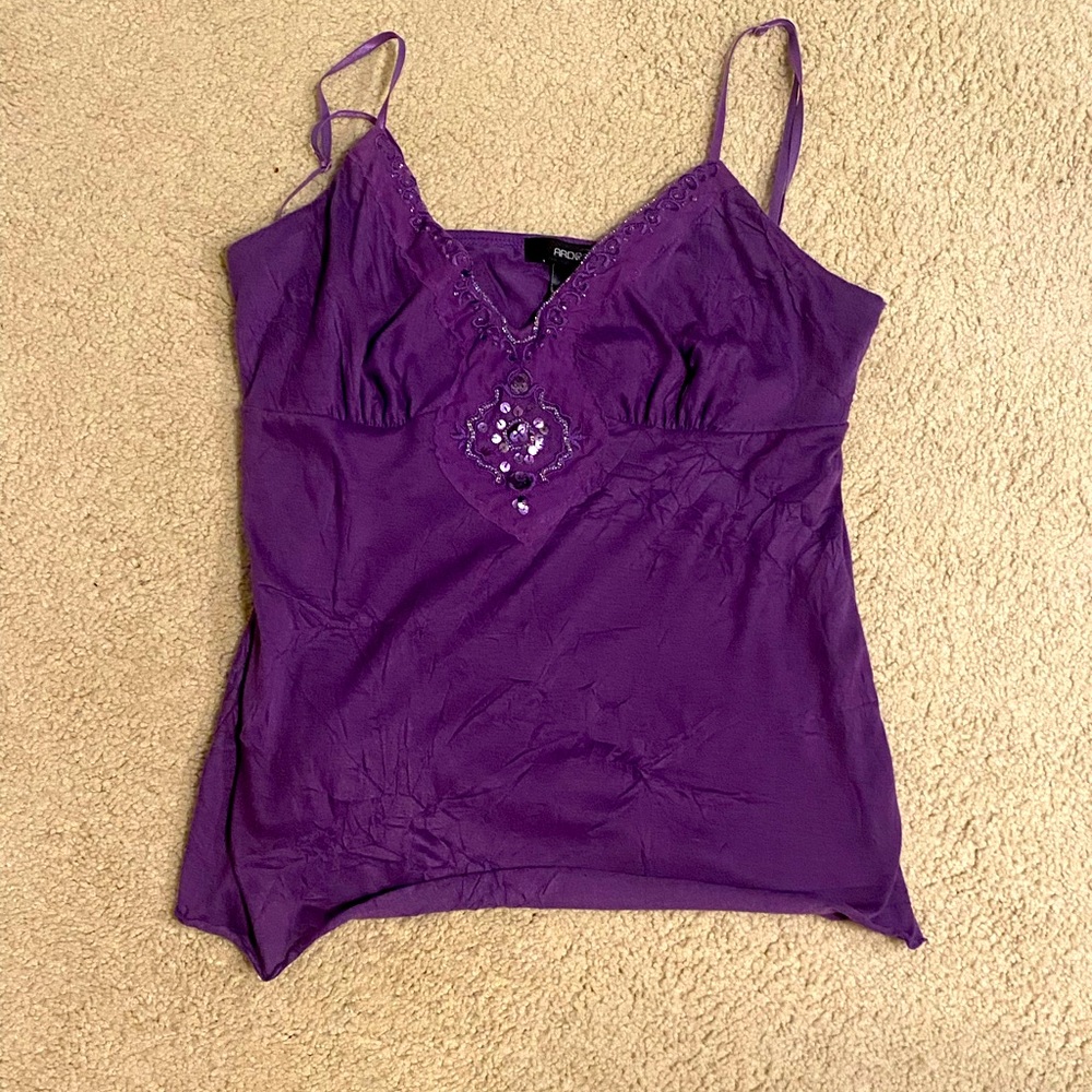 vintage purple tank